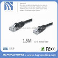 Черный CAT 6 CAT6 Gigabit 10/100/1000 Сеть 5FT UTP Cat6 Патч-корд Oem